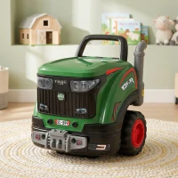 AIYAPLAY Kids Truck Engine Toy, Toy Steering Wheel with Spray, Lights and Sounds, Educational Gifts for 3-6 Years, Green(m-9)