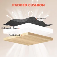 HOMCOM High Back Vibration Massage Office Chair Heated Reclining Computer Chair w/ Adjustable Height, Swivel Wheels, Black(m-6)