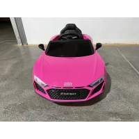 AIYAPLAY Carro Elétrico para Crianças Audi R8 Spyder 12 V com Comando 2,4 GHz, 2 Motores, Arranque Suave e Suspensão Traseira, Rosa(m-10)