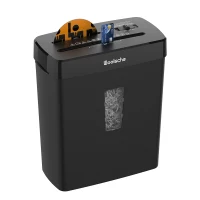 Ultra-Quiet Paper Shredder with P-4 Cross-Cut Security, Multi-Media Shredder for Home Office and Small Spaces, 32L x 16.5W x 38H cm, Black(m-1)