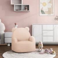 AIYAPLAY Kids Armchair, Bear Shaped Toddler Chair for Bedroom Playroom Living Room, Aged 18 Months to 3 Years - Pink(m-10)