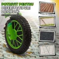 HOMCOM Motocicleta Electrica pentru Copii Baterie 12V Reincarcabila si Rotite Verde(m-5)