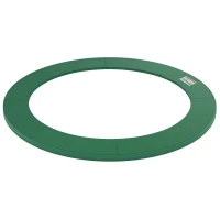 HOMCOM Cubierta de Protección Acolchada Borde de Seguridad para Trampolines Cama Elástica con Diámetro Ø305 cm Sin Agujeros para Poste Verde(m-1)