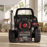 AIYAPLAY Kids Truck Engine Toy, Toy Steering Wheel with Spray, Lights and Sounds, Educational Gifts for 3-6 Years, Green(m-8)