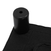 HOMCOM Poggiapiedi Rettangolare Imbottito e Rivestito in Finta Pelle Bianca, per Soggiorno e Ingresso, 40x30x24 cm(m-9)