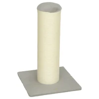 PawHut Cat Scratching Post, 76cm Tall Scratch Post for Indoor Kittens, Cat Scratcher with Stable Base(m-1)