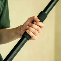 HOMCOM stergator Telescopic 3.5 m – Cap Pliabil Microfibra pentru Praful inalt(m-12)
