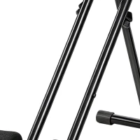 SPORTNOW Aparato de Abdominales Plegable con Pantalla LCD, Doble Riel, Espuma PVC, Marco de Acero, 92x41x83cm, Negro(m-6)