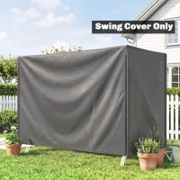 Outsunny 205 x 124cm Three-Seater Swing Chair Protective Cover Dark Grey(m-8)