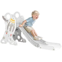 AIYAPLAY Space-Themed Baby Slide Freestanding Slide for Kids, for Ages 1.5-3 Years - Grey(m-11)
