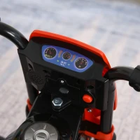HOMCOM Trike for Kids, Toddler Pedal Motorcycle, Kids Ride On Tricycle Early Learning w/ Music Lights Handlebar Stickers Exercise Boys Girls Gift for 18 - 36 Months Red(m-8)