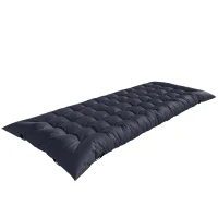 Outsunny Esterilla de Camping Plegable Portátil con Correas Antideslizante para Cama de Camping Tienda Viajes Gris Oscuro(m-11)