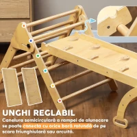 AIYAPLAY Joc pentru Copii cu Triunghi, Arc și Rampă(m-6)