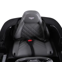 HOMCOM Bentley GT Licensed 12V Electric Car for Kids, Kid's Electric Ride on with Remote Control, Ride on Car with LED Lights, Music, for 3-5 Years, Black(m-8)