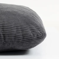 HOMCOM 2-in-1 vloerstoel van cord, inklapbare vloersofa voor lezen, gamen en mediteren, slaapbank voor de slaapkamer(m-8)