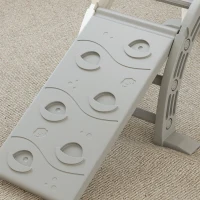 AIYAPLAY Escalada para Niños de 18-48 Meses 4 en 1 con Arco de Escalada Mecedora Rampa y Tobogán 164x70x57 cm Gris y Blanco(m-9)