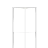 HOMCOM LED vloerlamp met 5 planken, dimbaar, RGB-kleurwissel en afstandsbediening(m-10)
