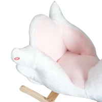 HOMCOM kinderen schommelpaard schommeldier zwaan(m-9)