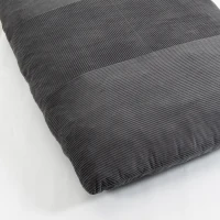 HOMCOM 2-in-1 vloerstoel van cord, inklapbare vloersofa voor lezen, gamen en mediteren, slaapbank voor de slaapkamer(m-10)