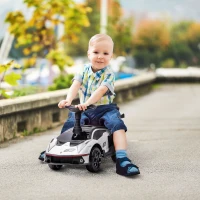 AIYAPLAY Rutscher Lamborghini-lizenziert, Rutscherauto mit Soundeffekten, Kippschutz, 67 cm x 28 x 38 cm(m-10)