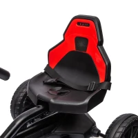 HOMCOM Elektrische go-kart voor kinderen, 3-5 km/u, met 2 instelbare snelheden, veiligheidsgordel en EVA-wielen, 3-8 jaar(m-12)