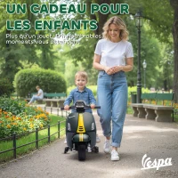AIYAPLAY Moto électrique enfants 6 V, voiture électrique enfants avec Roues d'Apprentissage, 2-4 Ans, 71 x 37 x 52 cm, vert foncé(m-7)