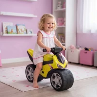 AIYAPLAY Draisienne pour Enfant, Vélo d'Équilibre avec Musique et Roues Extra-Larges, pour Filles et Garçons 18-36 Mois, Vert(m-16)