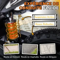 AIYAPLAY Moto électrique enfants sous licence Aprilia avec 2 moteurs 12V, roues d'entraînement, lumière LED, musique - jaune(m-7)