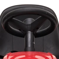 HOMCOM Tracteur électrique avec remorque amovible, pour enfants de 3 à 6 ans avec télécommande MP3 musique affichage lumières(m-11)