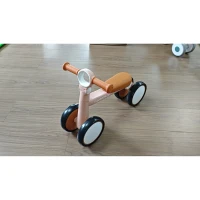 AIYAPLAY Draisienne Bébé 1-2 Ans Pliable, Cadre Léger en Aluminium, Siège Guidon Réglables, Pneus Silencieux, 57x28,5x40cm, Rose(m-8)