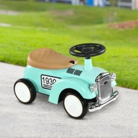 AIYAPLAY Coche Correpasillos para Bebés de 12 a 36 Meses con Bocina Compartimento de Almacenaje y Volante 58x27x35 cm Verde Mint(m-10)
