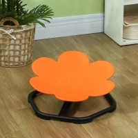 AIYAPLAY Sensorische Kinderstoel, Draaisstoel voor Autisme, Sensorische Balans Trainingszit, Kunststof Oranje(m-9)