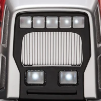 HOMCOM Tracteur électrique avec remorque amovible, pour enfants de 3 à 6 ans avec télécommande MP3 musique affichage lumières(m-10)