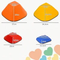 AIYAPLAY Conjunto de Piedras de Equilibrio para Niños Apilables de 11 Piezas Antideslizantes para Interior y Exterior Multicolor(m-3)