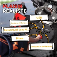 AIYAPLAY Moto électrique enfants sous licence Aprilia avec 2 moteurs 12V, roues d'entraînement, lumière LED, musique - jaune(m-6)