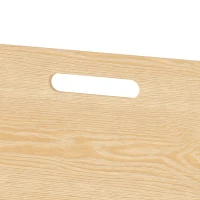 AIYAPLAY Kindertafel met bank, 5-in-1 kinderzitgroep met boekenrek en opbergbox, verrijdbare opbergbank, 3-8 jaar(m-13)