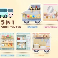 AIYAPLAY Montessori Busy Board Sensorisches Spielzeug im Truck-Design ab 3 Jahre(m-4)