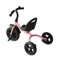 HOMCOM Baby Trike, Toddler Tricycle with Adjustable Seat, Children Ride on Toys 3 Wheels Bike with Bell for Kids 1.5-4 Years, Pink(m-7)