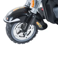 HOMCOM Moto Electrica Infantil Bateria Recargable Niño 3 Años Cargador 3 Ruedas 2.5km/h(m-9)