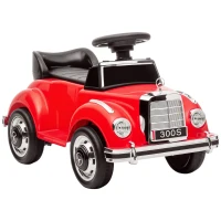 AIYAPLAY Porteur Enfants Voiture Licence Mercedes-Benz 300S 18-48 mois coffre rangement sous le siège rouge(m-11)