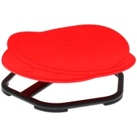 AIYAPLAY Planet-Shaped-kids Swivel Chair, Sensory Spinning Chair for Balance, Coordination Training, Red(m-11)