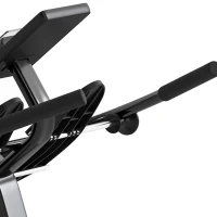 SPORTNOW Hydraulische roeimachine voor thuis met 12 weerstandsniveaus, lcd-scherm en antislippedalen, max. 130 kg(m-10)