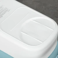 HOMCOM Foldable Bathtub Kids Bath Tub with Lid Large Freestanding Bathtubs Home Sauna for Toddler Children Teenage 1 - 12 Years(m-8)