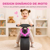 AIYAPLAY Mota de Equilíbrio Infantil sem Pedais com Música e Rodas Extra Largas para Crianças dos 18–36 Meses Rosa(m-4)