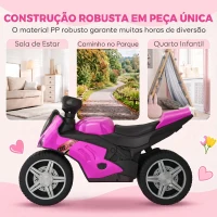 AIYAPLAY Mota de Equilíbrio Infantil sem Pedais com Música e Rodas Extra Largas para Crianças dos 18–36 Meses Rosa(m-7)
