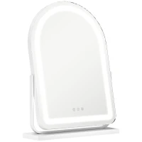 HOMCOM 43 x 59cm LED Vanity Mirror - White(m-1)