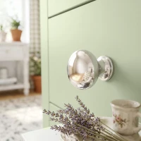 HOMCOM 5 Drawer Chest of Drawers, Modern Dresser for Bedroom, Bedside Storage Cabinet, Wide Storage Unit with Glide Runners for Living Room, Hallway, Closet, 79 x 39.5 x 80.5 cm, Sage Green(m-10)