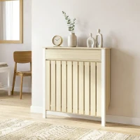 HOMCOM 93 x 88.5cm Rustic-Look Radiator Cover - Oak(m-9)