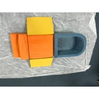 AIYAPLAY Circuito de motricidad bebé 5PCS, Módulo de motricidad infantil de espuma, Piscina de bolas, Funda de terciopelo lavable, Multicolor(m-5)