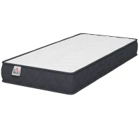 HOMCOM Matelas 90x190cm, matelas 1 personnes, mousse à mémoire de forme, 20cm d'épaisseur, certifié Oeko-Tex, fermeté moyenne(m-13)